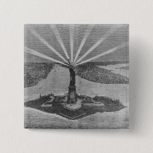 Freiheitsstatue, 'vom Graphic Button (Vorderseite)