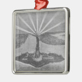 Freiheitsstatue, 'vom Graphic Silbernes Ornament (Links)
