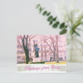 Freiheitsstatue von Paris Postkarte (Stehend Vorderseite)