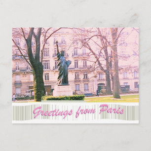 Freiheitsstatue von Paris Postkarte