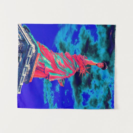 Freiheitsstatue Wandteppich (Vorderseite (Horizontal))