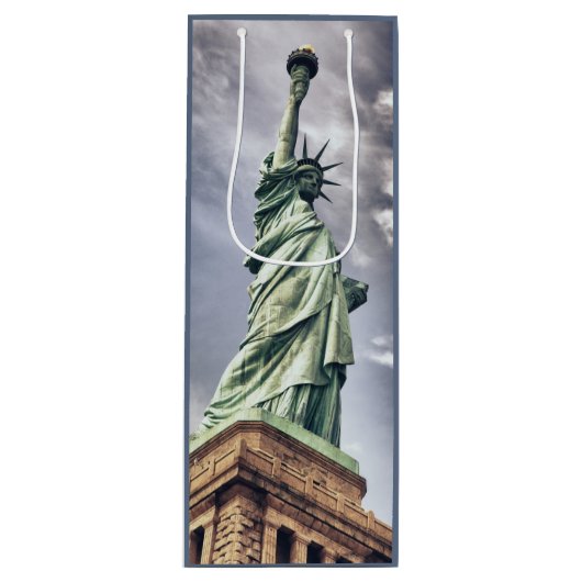Freiheitsstatue Weingeschenktasche Geschenktüte Für Weinflaschen (Vorderseite)