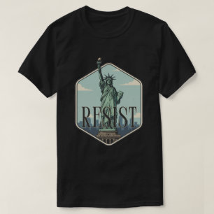Freiheitsstatue widerstehen T-Shirt