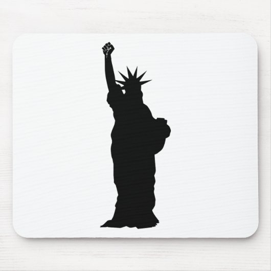 Freiheitsstatue widersteht Rassismus und Hass Amer Mousepad (Vorne)