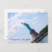 Freiheitsstatue, Willkommen in New York Postkarte (Vorne/Hinten)