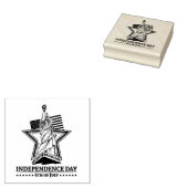 Freiheitsstatue zum Unabhängigkeitstag Gummistempel (Stempel)
