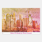 Freiheitsstatur von Mirsat Karabel Wrapping Paper Geschenkpapier Set (Vorderseite 2)