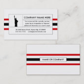 Freiheitsstreifen Visitenkarte (Vorne/Hinten)