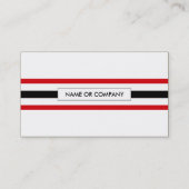 Freiheitsstreifen Visitenkarte (Rückseite)