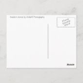 Freiheitstanz Postkarte (Rückseite)