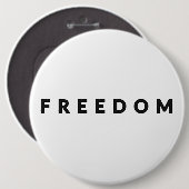 Freiheitstext Button (Vorne & Hinten)