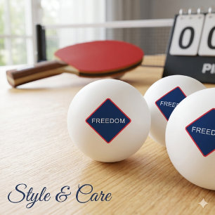 Freiheitstext Individuelles Ping-Pong-Ball-Design Tischtennisball