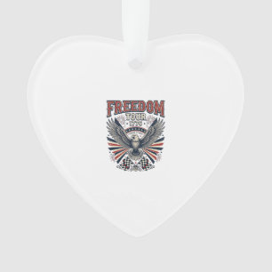Freiheitstour 1776 Vintage Adler Patriotisches Hem Ornament