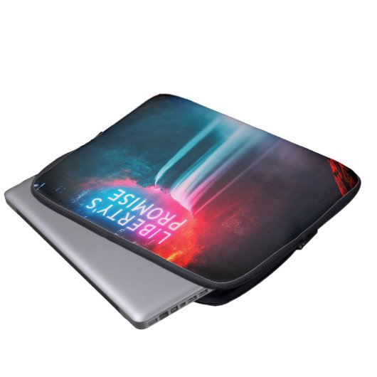 Freiheitsversprechen Laptopschutzhülle (Vorne Knopf)