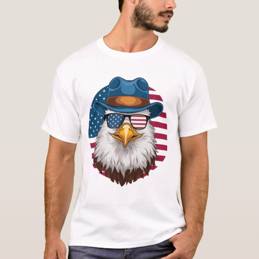 Freiheitswächter: Eagle Design T - Shirt (Vorderseite)