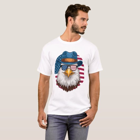 Freiheitswächter: Eagle Design T - Shirt (Vorne ganz)