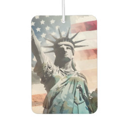 Freiheitswagenstatue: Patriotic & Stylish Autolufterfrischer