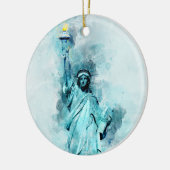 Freiheitswasserstatue Keramik Ornament (Links)