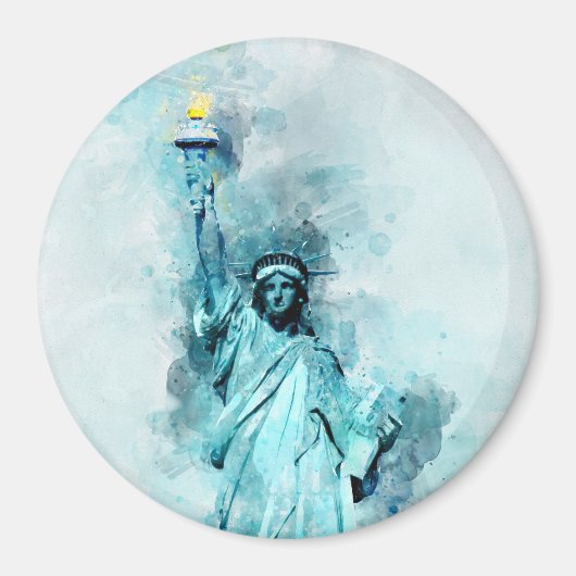 Freiheitswasserstatue Magnet (Vorne)