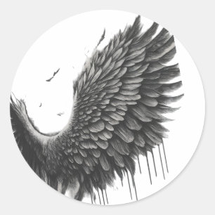 Freiheitsweine Runder Aufkleber