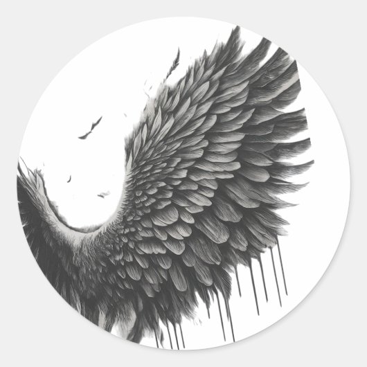 Freiheitsweine Runder Aufkleber (Vorderseite)