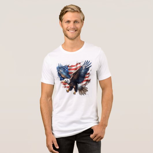 Freiheitsweine Tri-Blend Shirt (Vorderseite voll)