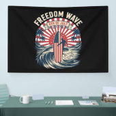 Freiheitswelle 4. Juli Banner (Messe)