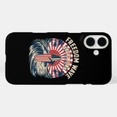 Freiheitswelle 4. Juli Case-Mate iPhone Hülle (Rückseite (Horizontal))