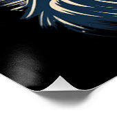 Freiheitswelle 4. Juli Poster (Ecke)