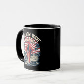 Freiheitswelle 4. Juli Tasse (Vorderseite Links)