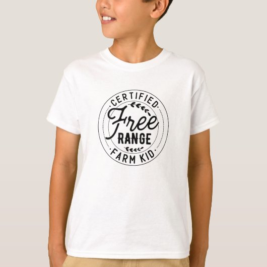 Freilandbauernhof-Kid-T - Shirt (Vorderseite)