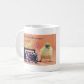 Freilandhühner Funny Mug Kaffeetasse (Vorderseite Links)