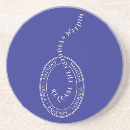 Freilassung der Göttin im Sandstein-Untersetzer Getränkeuntersetzer