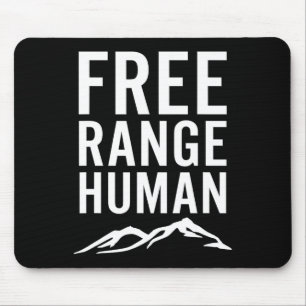 Freilaufender Mensch Wandern Camping Bergsteigen Mousepad