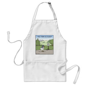 Freilaufendes Huhn Lustiges Huhn Cartoon Schürze