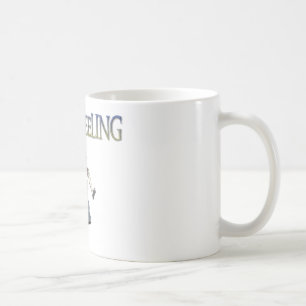 Freilaufendes Radfahren Kaffeetasse
