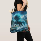 Freilaufendes Türkispferd Tasche (Von Nahem)