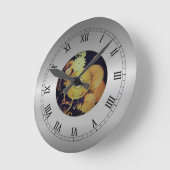 Freiliegende Zahnradhalterung Runde Wanduhr (Winkel)