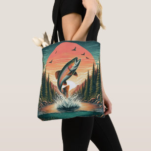 Freiluftmensch Forelle Natur Tasche