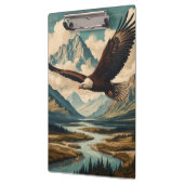 Freiluftmensch Weißkopfseeadler Gebirgszug Klemmbrett (Links)