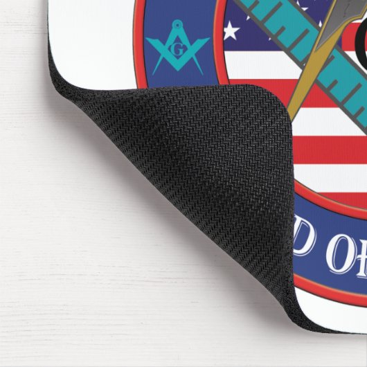 Freimaurer - Band der Brüder Mousepad (Ecke)
