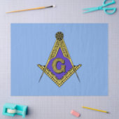Freimaurer (blau) seidenpapier (Basteln)