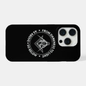 Freimaurer-Emblem iPhone Hülle (Rückseite (Horizontal))
