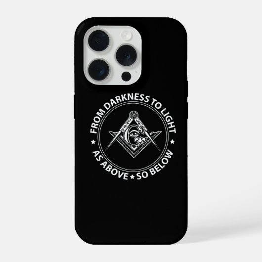 Freimaurer-Emblem iPhone Hülle (Rückseite)