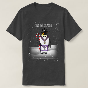 Freimaurer-Feiertags-Pinguin-Weihnachten T-Shirt