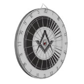 Freimaurer, Freimaurer, Maurer Dartscheibe (Vorderseite Links)