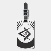 Freimaurer, Freimaurer, Maurer Gepäckanhänger (Vorderseite vertikal)