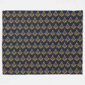 Freimaurer Freimaurer Quadrat und Kompass Freimaur Fleecedecke (Vorderseite (Horizontal))