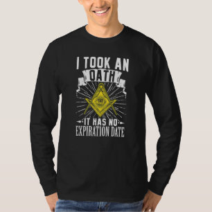 Freimaurer Freimaurerei Brüderlich Winkel Kompass  T-Shirt
