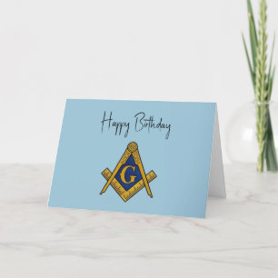 Freimaurer Geburtstag Dankeskarte